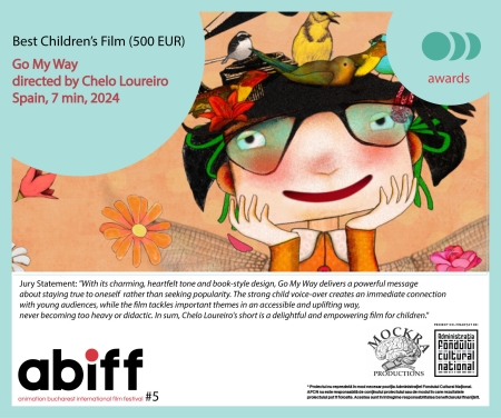 A curta “Go My Way (Eu Vou Comigo)”, de Chelo Loureiro, gaña o premio á mellor película de animación do ABIFF 2025